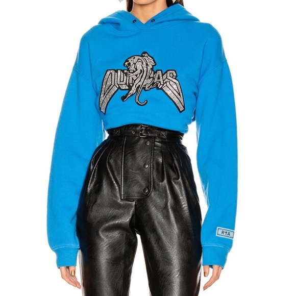 DUNDAS X RTA rhinestone hoodie- size small! NWOT- limited edition! - Picture 7 of 10